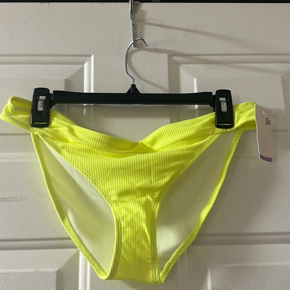 SO HOT YELLOW HIPSTER BIKINI BOTTOM: NEW WITH TAGS: SIZE XL